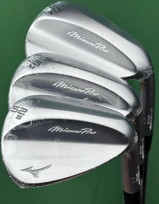 Mizuno Pro T-1 Forged Wedge Set 52-10, 56-10, 60-06 Dynamic Gold Tour Issue S400 - Image 1 of 4