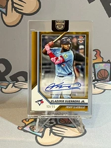 2025 Topps Industry Conference Vladimir Guerrero Jr. Gold Autograph 13/15 - Picture 1 of 2