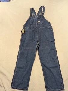 Redhead Denim Bib Overalls Mens 46x30 NWT Made In USA I - Picture 1 of 8