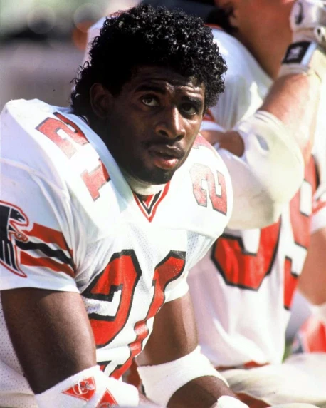 1989 DEION SANDERS Atlanta Falcons  FOOTBALL CLASSIC Glossy Photo 8x10 PICTURE  - Image 1 of 1
