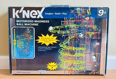 K'NEX Motorized Madness Ball Machine #50086 w/Manual Missing Pieces For Parts - Image 1 of 4