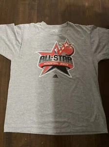 NBA All Star Game Houston 2013 Adidas Men’s Tshirt Kobe Durant Wade Lebron Sz XL - Picture 1 of 6