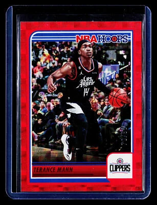2023-24 Hoops Hyper Red Terance Mann #130 SN Los Angeles Clippers - Image 1 of 2