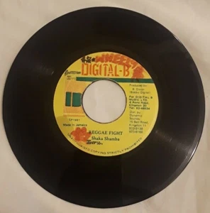 Shaka Shamba - Reggae Fight- Vinyl 45 RPM 7" Digital - B Jamaica 1991 - Imagen 1 de 4