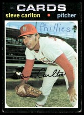 1971 Topps #55 Steve Carlton  St. Louis Cardinals Low Grade Filler (MK)