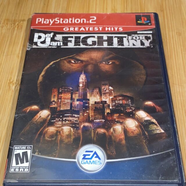 Def Jam Fight for Ny Ps2 Black Case