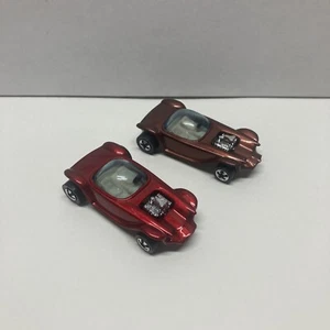 2 VINTAGE HOT WHEELS 25TH ANNIVERSARY CLASSIC Beatnik Bandit Redline 2 Shades - Picture 1 of 4
