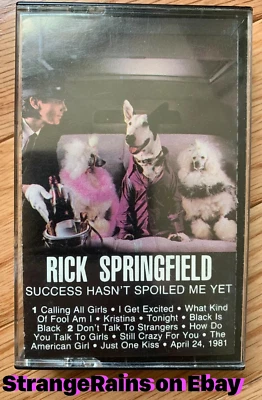  Rick Springfield - Success Hasn't Spoiled Me Yet - Cassette Tape - Pop Rock! - Image 1 of 4