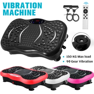 Exercise Vibration Machine Platform Fitness Vibrating Plate Full Body Workout - Picture 1 of 12