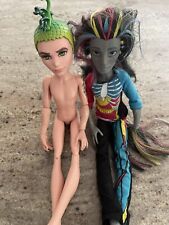 Monster High Dolls Deuce Gorgon Neighthan Rot Lot Of 2 Action Figures Mattel