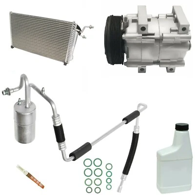 Kit completo de compresor de CA remanufacturado RYC A006 (EG141) con condensador Foto 1 de 4