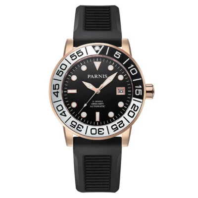 Reloj automático para hombre Parnis Luminous Marker Miyota 42 mm cristal de zafiro 10 ATM Foto 1 de 4