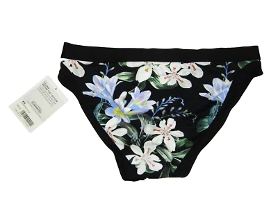 Athleta Tropical Paloma Tide Swimwear Bottom XS Black Purple Multicolor Floral - Image 1 of 3