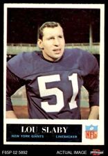 1965 Philadelphia #121 Lou Slaby Giants-FB Pittsburgh 5 - EX F65P 02 5892