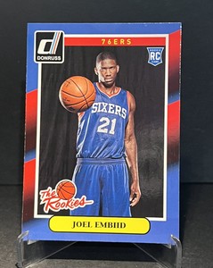 2014-15 Panini Donruss #3 Joel Embiid RC The Rookies 76ERS MVP