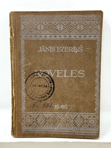 Latvian Short Stories Book 1946 Janis Ezerins in Latvian - Picture 1 of 23