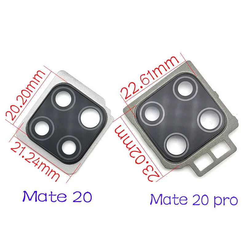 Funda + marco para lente de cámara de vidrio trasero con batería para Huawei Mate 20 Pro Mate 20 Foto 1 de 3