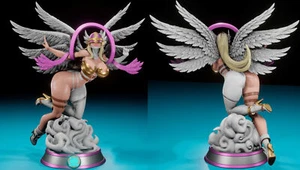 1/24 1/18 Angewomon Digimon unbemalt ungebaut 3D Druck Modell Garage Bausätze - Bild 1 von 6