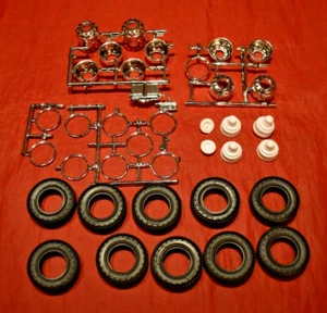 AMT Peterbilt 359 California Hauler Wheels and Tires 1/25 - Picture 1 of 2