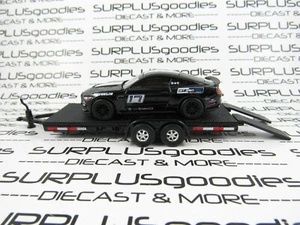 Greenlight LOOSE Track Day: Black 2016 FORD MUSTANG SHELBY GT350 w/Car Trailer - Picture 1 of 9
