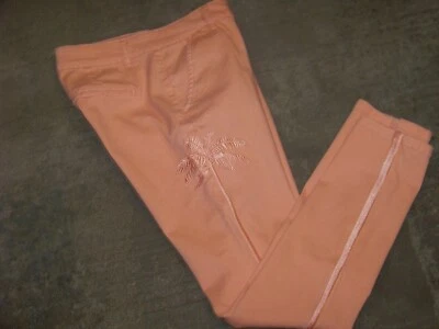 Pantalones ajustados chinos Romeo & Juliet Couture naranja con ribete bordado - Jrs. 27 Foto 1 de 4