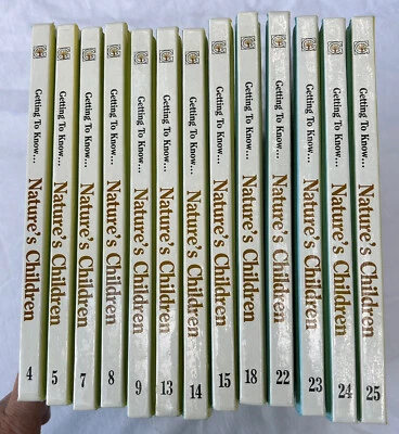 Getting to Know Nature's Children Books Lot of 13 Double Sided Books 26 Animals - Image 1 of 4