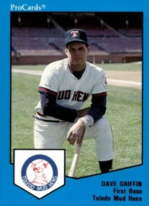 1989 ProCards Toledo Mud Hens DAVE GRIFFIN RC TIGERS - Picture 1 of 2