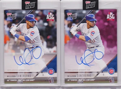 Willson Contreras Cubs ASG Autograph 2018 Topps NOW All-Star AS-2C Auto 1/25 LOT - Image 1 of 2