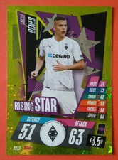 Match Attax CL 2020/21 Rising Star card Laszlo Benes of Borussia Monchengladback