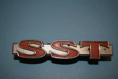 1968-1974 OEM AMC JAVELIN SST REAR FENDER 1/4 PANEL EMBLEM 3600010 - Image 1 of 4