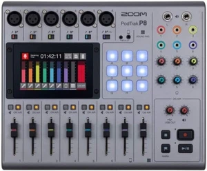 ZOOM PodTrak P8 The Ultimate Workstation for Podcasters JAPAN [NEW] - Picture 1 of 4