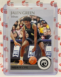 Jalen Green - RC - TRIBUTE - 2021 Panini Chronicles Hoops Draft Picks #54