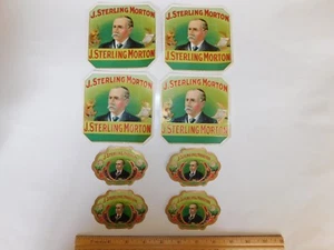 Eight - J. Sterling Morton Cigar Box Labels - Picture 1 of 4