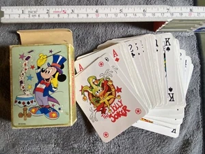 VINTAGE - CARTE DA GIOCO TOPOLINO MODIANO 1992 MINI CARTE COLLEZIONE - Foto 1 di 3