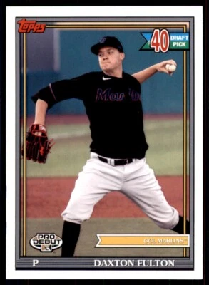 Daxton Fulton 2021 Topps Pro Debut Rookie #40 Draft Pick Card #PD-192 GCL - Image 1 of 2