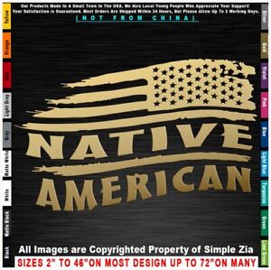 - Native American Flag Stars Right Pride sticker decal