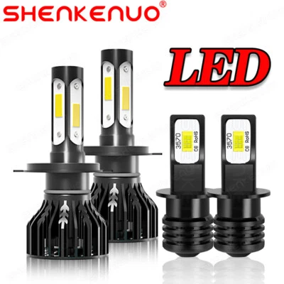 For Mazda protege 2001 2002 2003 6000K LED Headlight + Fog Light Bulbs Combo 4pc - Image 1 of 4