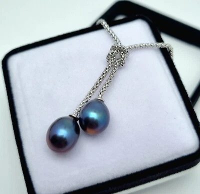 Natural Pearl Bracelet, sterling silver 925, gold plated, 7Inches - Image 1 of 4