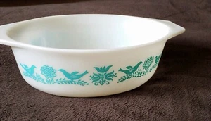 Seltene Pyrex Bluebird ovale Kasserolle #043 - Bild 1 von 7