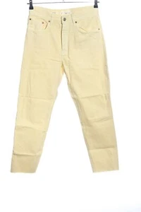 MANGO Vaquero de talle alto Mujeres Talla EU 38 blanco puro look casual - Imagen 1 de 5