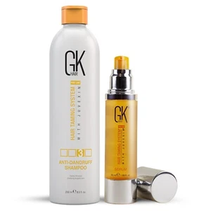 GK HAIR Anti-Dandruff Shampoo 250ml For Itchy & Flaky  With Argan Oil Serum 50ml - Picture 1 of 1