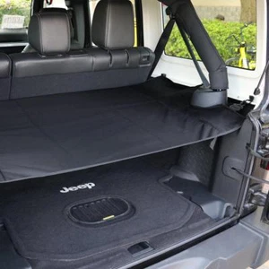 Rear Trunk Cargo Cover Lite Shield for Jeep Wrangler JK JKU  4-Door 2007-2018​ - Picture 1 of 8
