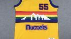 4 Colors Mens Dikembe Nuggets Throwback Jersey Mutombo Size S-2XL