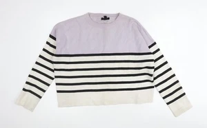 New Look Women's Multicoloured L Striped Pullover - Picture 1 of 12