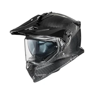 Premier Discovery Carbon Adventure Moto Motorcycle Motorbike Helmet Gloss Black - Picture 1 of 6
