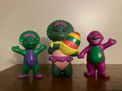 3- Barney Baby Bop TV Show Kids Character Figures Pretend Play Toys 1995 - Image 1 of 4