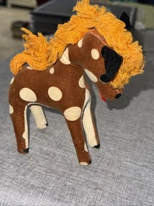 DAKIN VINTAGE DREAM PETS HORSE SPOTTED PONY PLUSH STUFFED ANIMAL VELVET - Picture 1 of 8