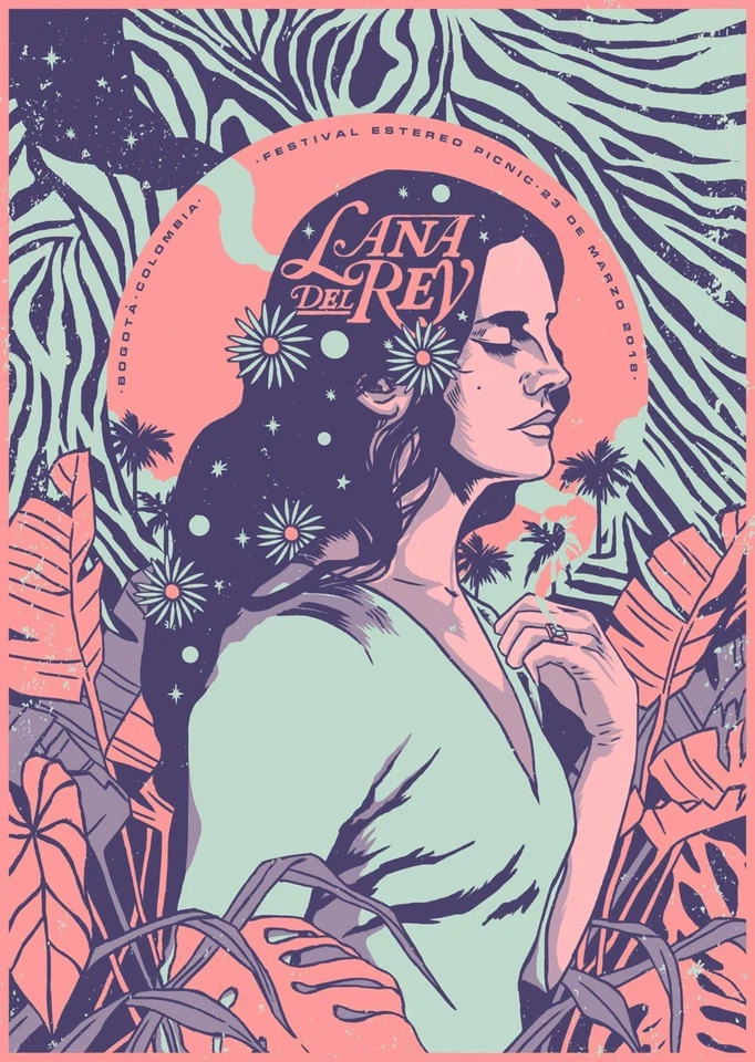 Lana del Rey - Columbia -  A4 Mini Print/Poster - Image 1 of 1