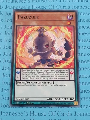 DAMA-EN082 Pazuzule Yu-Gi-Oh Card 1st Edition New - Image 1 of 3