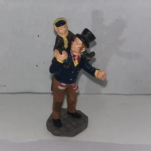 Lemax Caddington Village Collection #02403 Bob Cratchit And Tiny Tim Figure - Picture 1 of 1